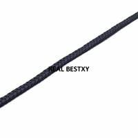 Moda yaklaşık 5*2mm mavi düz örgülü deri bilezik bulgular deri kordon dize halat DIY kolye bilezik yapma deri ipliklerini