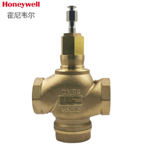 Vanne de régulation en laiton Honeywell DN32 CVL6 pour le contrôle du débit d'eau, siège fileté réglable - Product Image 1