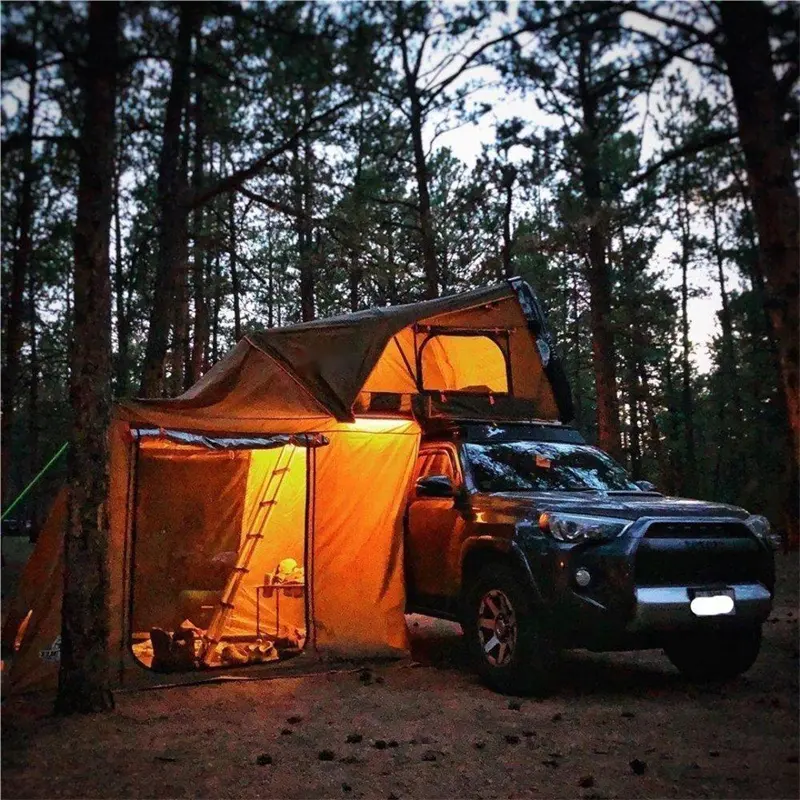 Billiges Autodach zelt für Outdoor Camping 3 Personen Dachzelt SUV Soft Extension Autodach zelt