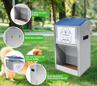 Distributeur automatique personnalisé pour animaux de compagnie et volailles, grande capacité, boîte de stockage auto-alimentante pour chiens, chats, poulets, canards, lapins, oies