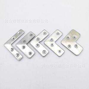 Soportes de Esquina de Aluminio Dunwei Hardware, 45 mm x 16 mm x 2,5 mm, Duraderos, para Puertas, Ventanas y Decoración del Hogar - Product Image 4