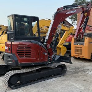 Mini-excavatrice sur chenilles Yanmar Vio60 d'occasion du Japon, 6 tonnes, modèles Vio60, 55, 35, 80, matériel de chantier à bas prix à vendre - Product Image 5