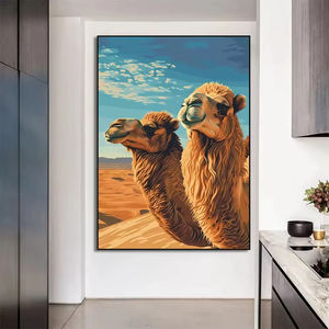 ศิลปะกราฟฟิตีที่ทันสมัย Deco ZEBRA Parrot soth Parrot CAMEL and capybara โปสเตอร์พอร์ซเลนคริสตัลตกแต่งบ้านสำหรับห้องนั่งเล่น - Product Image 2