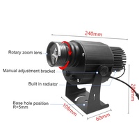 Lampe dynamique laser personnalisée 15w, haute définition 4k, étanche pour extérieur, pleine couleur, lumière publicitaire, logo gobo, projecteur