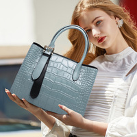 2025 célèbre marque concepteur véritable motif Crocodile sac à main en peau de vache LOGO personnalisé sac en peau résistant à l'eau pour les femmes privées