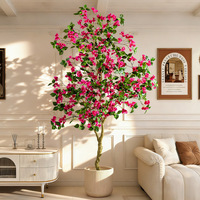 Tanaman Buatan Bougainvillea Pot Besar 200cm Hijau, Promo Spesial, Cocok untuk Dekorasi Rumah, Ruang Tamu, dan Hari Thanksgiving
