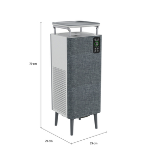 Purificateur d'air portable en plastique avec filtre HEPA 13 véritable, contrôlé par application WiFi Smart Life, pour la maison, le bureau et les grandes pièces - Product Image 2