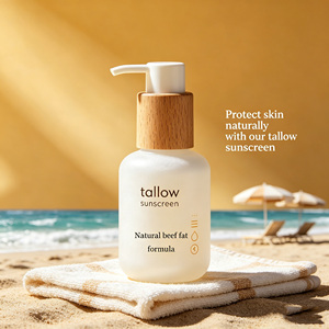 Crème <span class=keywords><strong>solaire</strong></span> au suif de bœuf nourri à l'herbe SPF 50 |   Oxyde de zinc minéral naturel |   Imperméable, respectueux des récifs coralliens, <span class=keywords><strong>non</strong></span> gras pour le <span class=keywords><strong>visage</strong></span> et le corps - Product Image 5