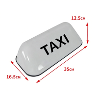 Nouvelles lampes de toit LED EURS de grande taille pour taxi, 12V, étanches, magnétiques, pour utilisation en taxi
