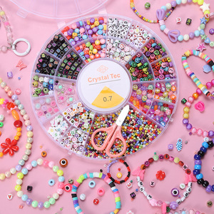 Box Set/4mm Diy Glas Brief Perlen Glass amen Perlen für Kinder Schmuck Armbänder Herstellung Ringe Zubehör Perlen Kit - Product Image 6