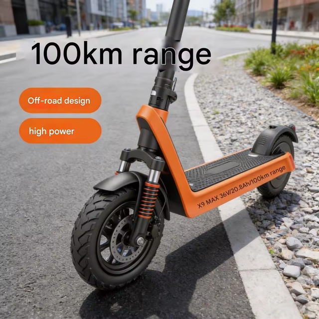 China Factory Waterproof X9 Plus Max 400W 36V 48V Two-Wheel Foldable Electronic Bike Skateboard Electric Scooter for City Use