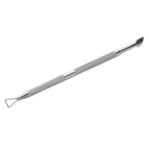Instrument de soin personnel en acier inoxydable à double tête, grattoir à ongles réutilisable, pousse-cuticules professionnel durable pour salon - Product Image 1