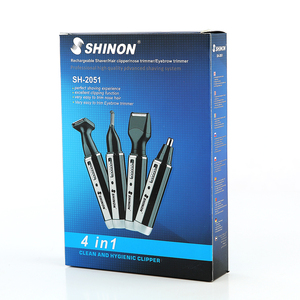 SH-2051 Ear and <strong>Nose</strong> <strong>Hair</strong> Combo <strong>Trimmer</strong> for <strong>Men</strong> Professional USB Rechargeable <strong>Hair</strong> Vacuum Cleaning <strong>Nose</strong> <strong>Hair</strong> <strong>Trimmer</strong> Electric - Product Image 2