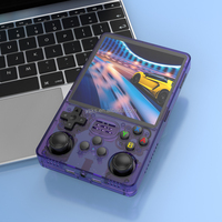 Konsol Game Genggam Retro Portabel Grosir R36 PLUS 15000 Game Layar Super 4 Inci Memori 64GB Pemain Game Video Genggam