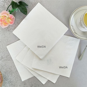 Servilletas de Papel Blancas Personalizadas de Alta Calidad, de 1 y 2 Capas, Dispensador de Servilletas, Servilletas de Mesa - Product Image 1