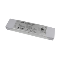 Driver LED DALI DT8 6 in 1 200W Tegangan Konstan 24V, Power Supply Dimmable DALI 2 Push Dim 4 Saluran RGBW RGB CCT Tunable White