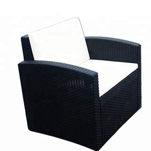 आउटडोर उद्यान छत आँगन फर्नीचर इंजेक्शन प्लास्टिक रतन सोफा सेट - Product Image 3