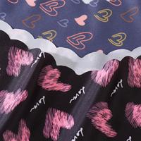 Lot de 5 culottes string ultra-fines en soie glacée, sans couture, taille mi-haute, motif lettres, respirantes, en nylon et coton, pour jeunes filles