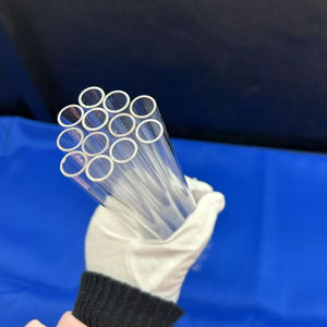 Großhandel anpassbare hochwertige klare Quarz-Rundglas-Reagenz gläser für Labor zwecke - Product Image 1