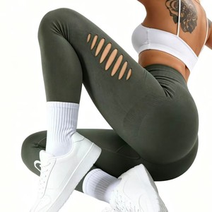 Leggings de Cintura Alta sin Costuras con Efecto Levanta Glúteos para <span class=keywords><strong>Mujer</strong></span>, de Secado Rápido, Compresión, para Fitness, Gimnasio, <span class=keywords><strong>Running</strong></span>, Entrenamiento al Aire Libre - Product Image 2