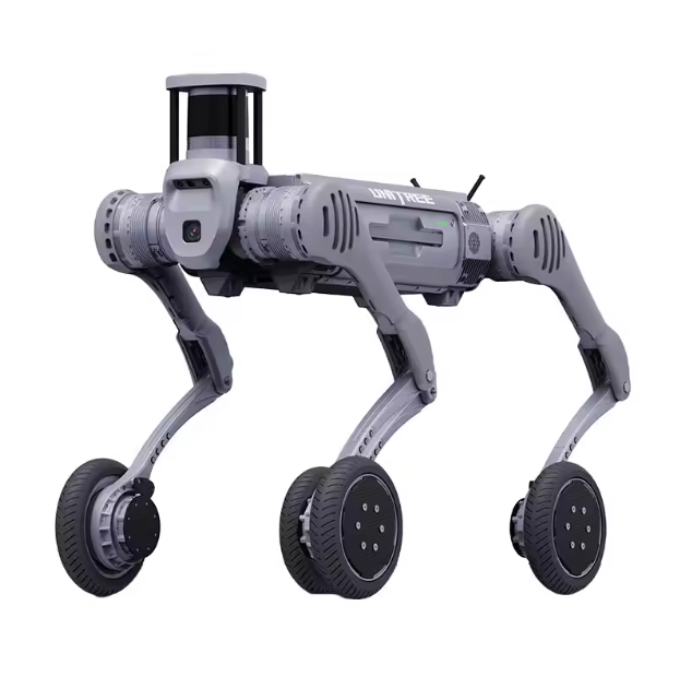 For B2 High-Performance Metal Quadruped Robot Dog with Hybrid Wheel-Leg Mobility and Advanced Perception System