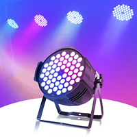 Projecteurs LED Par 54x3W Full Color RGBW 4-en-1 DMX