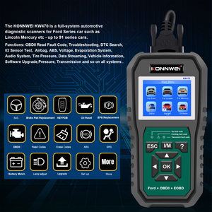 Herramienta de Diagnóstico Automotriz KONNWEI KW470, Sistema Completo OBD2 EOBD, para Ford, con Funciones de Reinicio de Aceite y Batería, de Calidad Profesional - Product Image 5