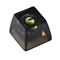 Artisan Keycap Resin Shine Through Flippable Evil Eye Keycaps For Cherry MX Mechanical Gaming Keyboards