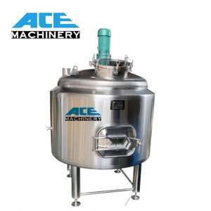 Cuve de brassage en acier inoxydable à double enveloppe de 2500 L, à ouverture supérieure, pour la distillation de whisky de seigle/bourbon, équipement de brassage - Product Image 1