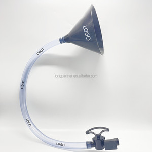 Nhà Máy bán hàng trực tiếp hẹn giờ đầu tay giữ Độ dày ống ống thở Quad bia bongs với van hẹn giờ - Product Image 5