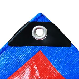 Shengde Pe Tarpaulin 12x12 Waterproof Sunshade <b>Cargo</b> <b>Cover</b> Blue Orange Cloth - Product Image 1