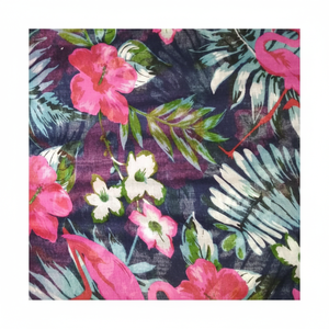 Ensemble de 6 foulards hijabs maxi en coton imprimé de grande largeur pour femmes musulmanes-Ensemble chapeau et gants d'écharpe ajustable d'automne et d'hiver - Product Image 1