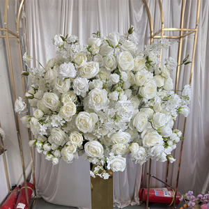 IFG nuevo diseño 80cm Bola de flores blancas centros de mesa para decoración de bodas - Product Image 6