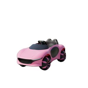 سيارة أطفال كهربائية جديدة قابلة لإعادة الشحن بتصميم عصري باللون الأبيض والأصفر والأزرق والوردي - Product Image 1