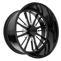 Jantes de camion forgées noires personnalisées à profil profond SL 28X14 28X16 30X12 22X12 avec entraxes 8X170 8X180 6X135 pour Ford F250 Chevy Silverado 2500