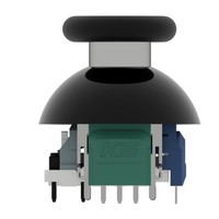 Nouveau joystick ABS K-silver JT13-005 TMR avec amortissement réglable de 30 à 80gf, compatible avec PS4/PS5/Switch Pro