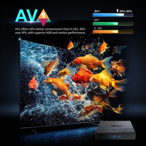 Nuovo Arrivo X96 NEX S905Y5 Lettore Multimediale 4K HD, WIFI6 2.4G 5G, AV1, Box TV Smart OTT di Alta Qualità con Sistema Operativo Android 14 - Product Image 1