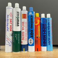 Tubes de colle en aluminium réglables Fabrication portable pliable du Vietnam Utilisation durable dans l'industrie pharmaceutique