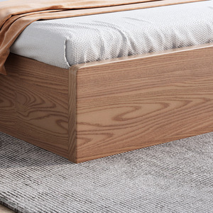 Solid Ash Wood <b>Bed</b> 1.8m <b>Storage</b> Pneumatic High Box Bedroom Furniture - Product Image 3