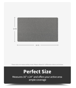 Tapete Antideslizante Impermeable <span class=keywords><strong>para</strong></span> Bañera de 16x24 Pulgadas, Tapete de PVC <span class=keywords><strong>para</strong></span> Ducha y <span class=keywords><strong>Baño</strong></span>, <span class=keywords><strong>para</strong></span> Áreas Húmedas, Secado Rápido, Exfoliante <span class=keywords><strong>para</strong></span> Pies - Product Image 6