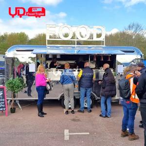 UrDream-Remolque móvil de acero inoxidable para cocina, <span class=keywords><strong>parrilla</strong></span> de barbacoa, comida, totalmente equipado, remorque, horno de pizza, camión de comida a la venta - Product Image 1