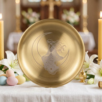 Porte-bougie en métal couleur or, déesse, constellation de la lune à trois phases, plaque à herbes, plaque à encens, décorations de Pâques, Feng Shui YY