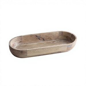 Bol à dîner en bois pour hôtel bol à dessert à salade de fruits frais à un prix abordable bol à pâte en bois de vente chaude pour la maison à la main - Product Image 1