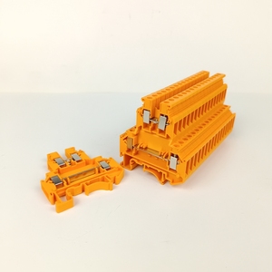 Équivalent Phoenix Deux Couches UKK5 Orange Couleur Din Rail Bornier Pont Vis Câblage Din Rail Terminal Connecteur - Product Image 4