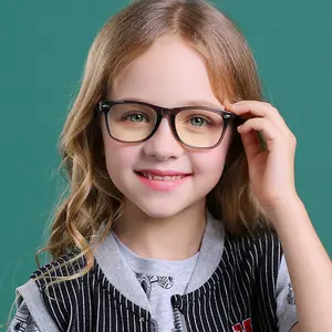 Luxury trendy Classic kids blue light blocking glasses for boy girl eyeglasses frame tr90 optical glasses in stock
