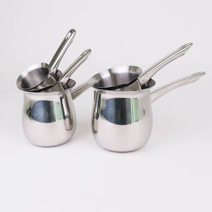 Decantador de café turco, Espresso, acero inoxidable, <span class=keywords><strong>Cezve</strong></span>, calentador, jarra humeante - Product Image 4