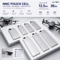 Аккумулятор ULi NMC Pouch Cell 3.7V 15Ач 10C разрядки 350Втч/кг, полутвердотельный, для дронов, вертолетов, радиоуправляемых квадрокоптеров, БПЛА, FPV