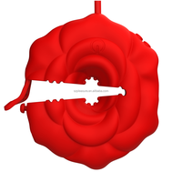 Bestseller Silikon mit Kette Halskette Rose Paare Spiele Intimes Spielzeug APP Controlled Nippel klemme Nippel Vibrator