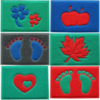 Tapis de sol/porte en PVC ignifuge personnalisé, antidérapant, durable, imperméable, anti-poussière, design Art Déco commercial, fabriqué à la machine