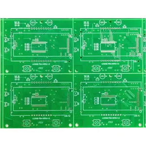 大规模定制双面绿色罗杰斯材料2层设计PCB板